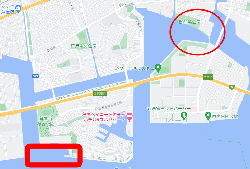 芦屋サマーカーニバル　御前浜公園